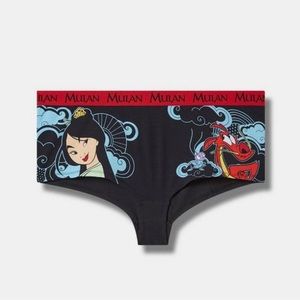 Torrid Disney Mulan Cotton Mid Rise Boyshort Panty